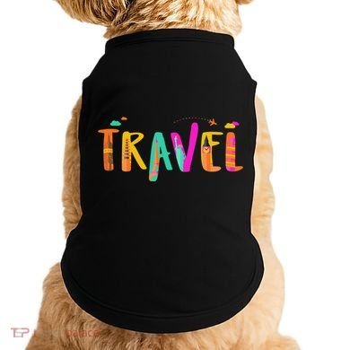 Travel Vacation Cute Gift Doggie Tank