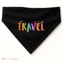 Travel Vacation Cute Gift USA-Made Doggie Bandana thumb 0
