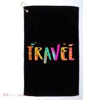 Travel Vacation Cute Gift Golf Towel thumb 0