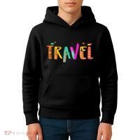 Travel Vacation Cute Gift Kids Hoodie thumb 4
