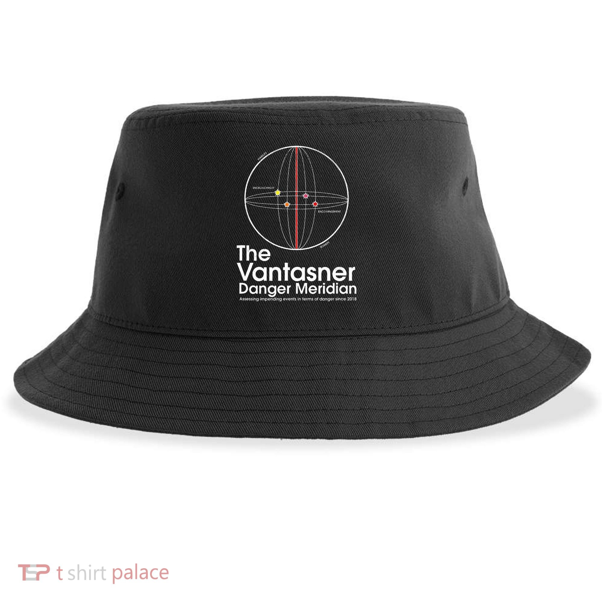 The Vantasner Danger Meridian For Conditions Grave Sustainable Bucket Hat