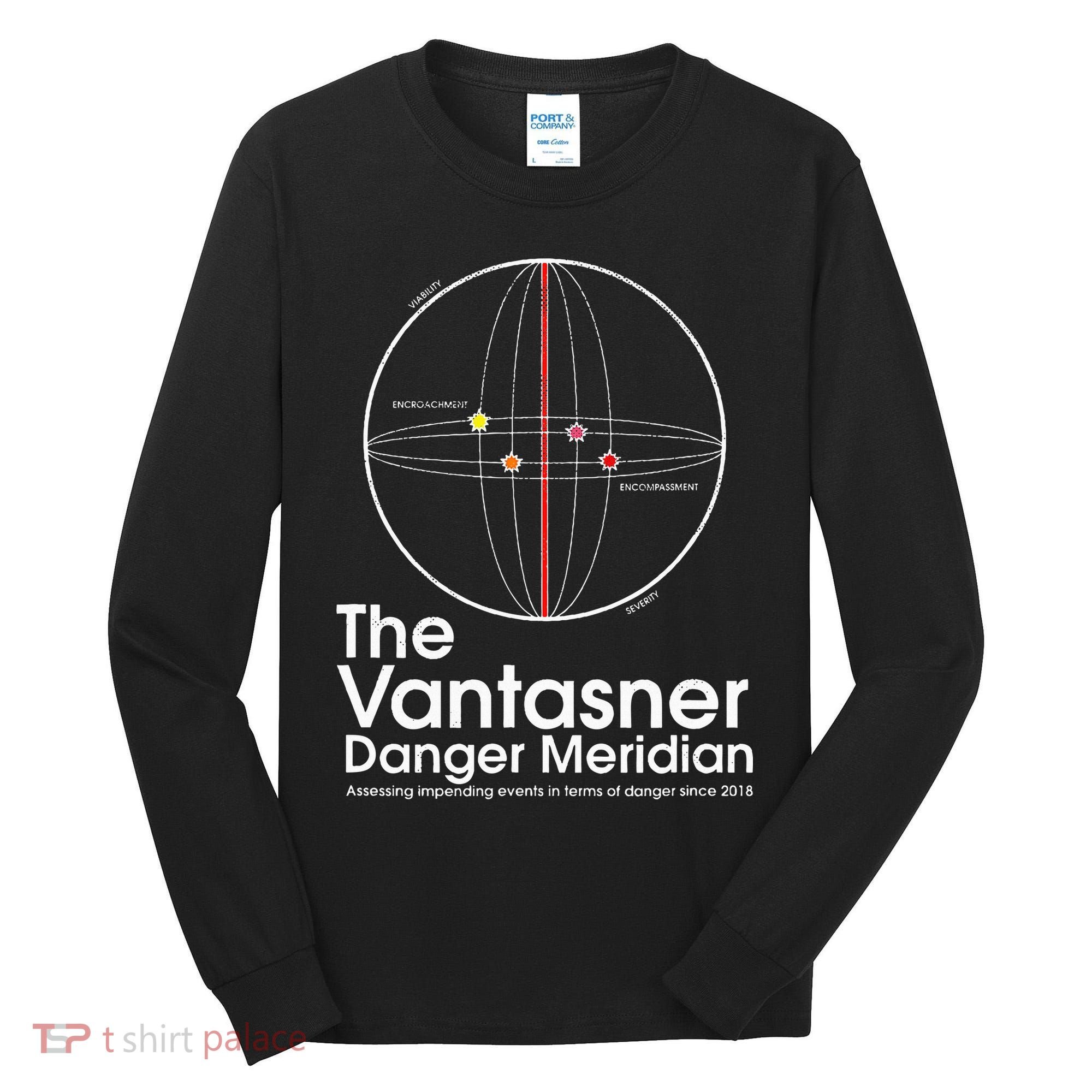 The Vantasner Danger Meridian For Conditions Grave Tall Long Sleeve Shirt