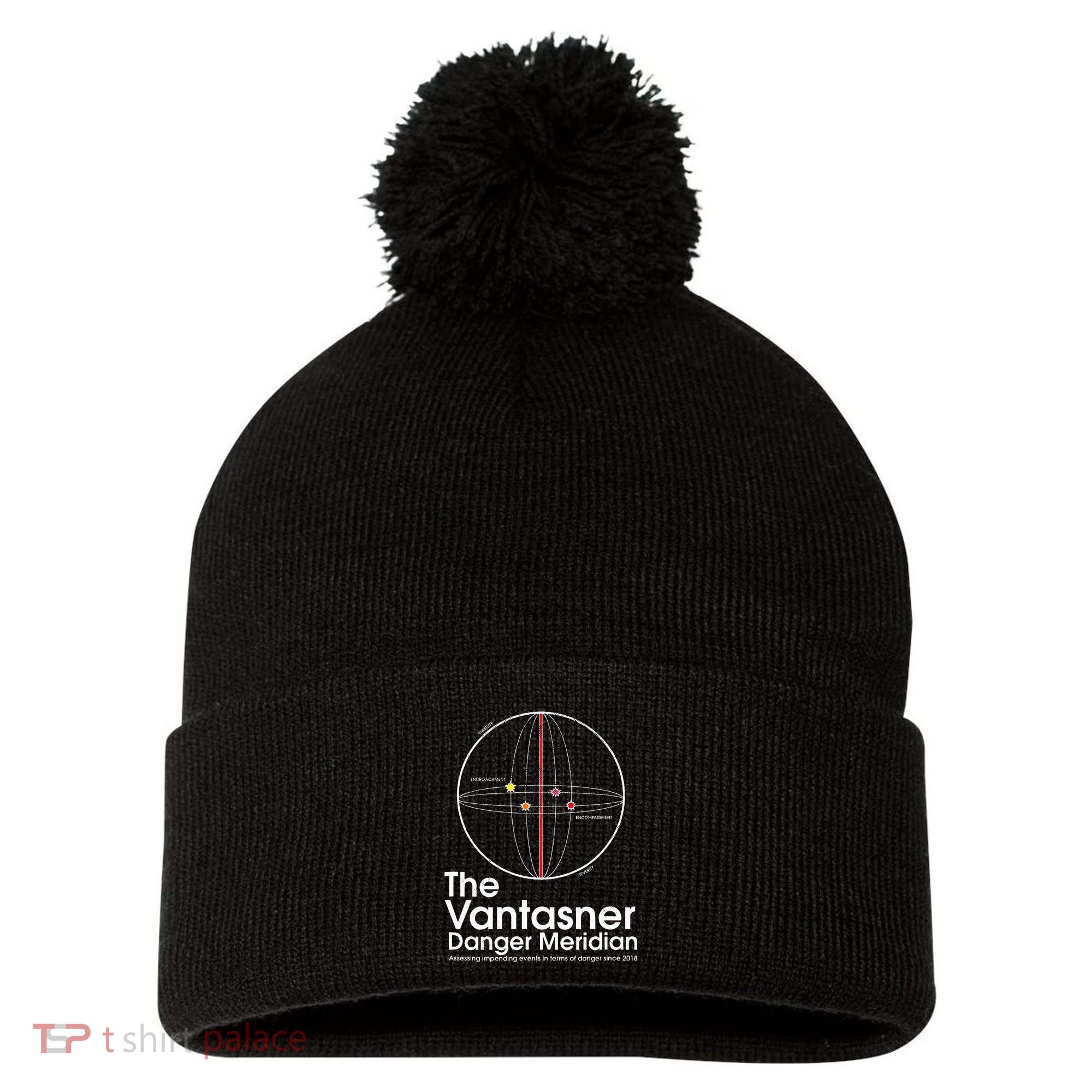 The Vantasner Danger Meridian For Conditions Grave Pom Pom 12in Knit Beanie