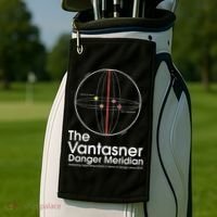The Vantasner Danger Meridian For Conditions Grave Golf Towel thumb 2