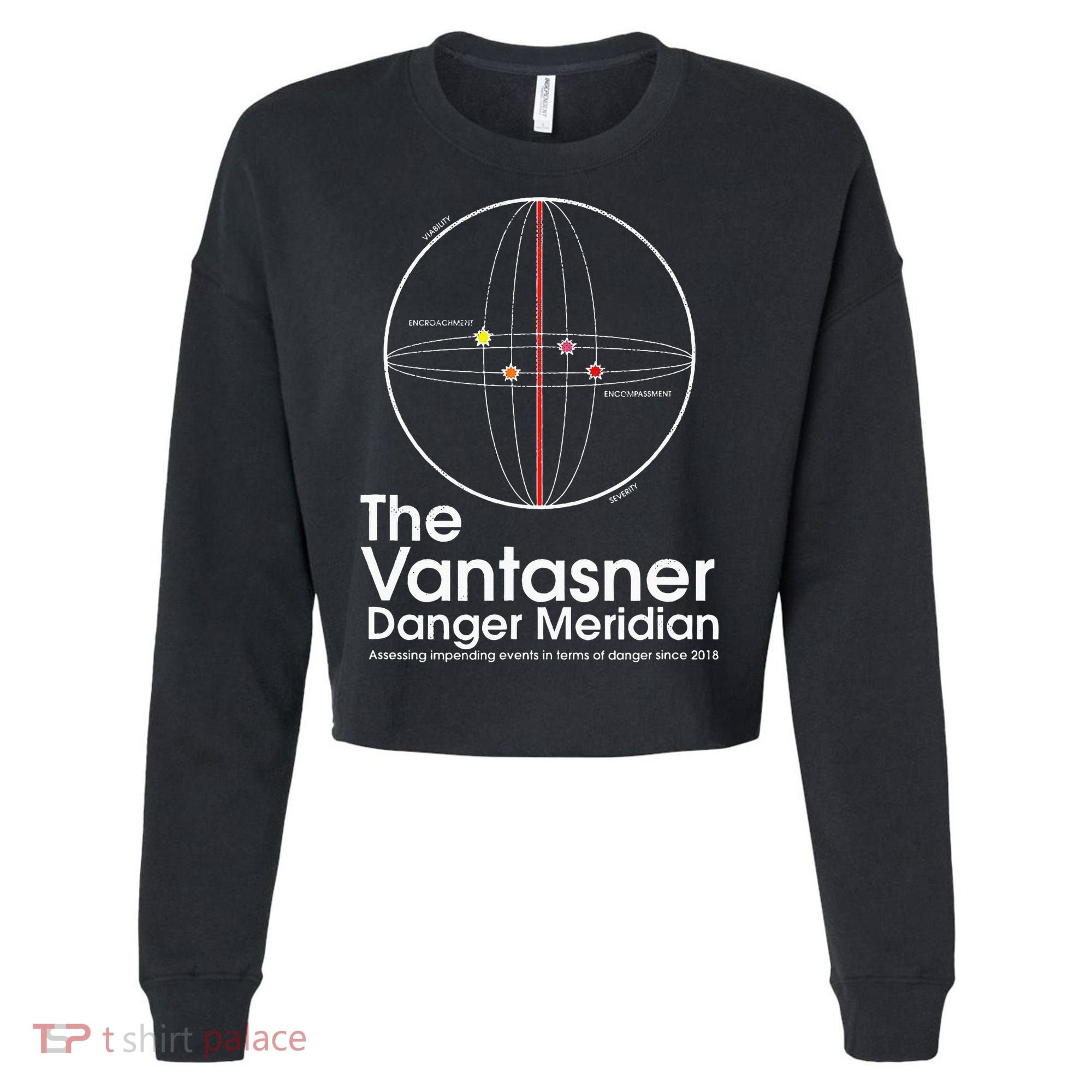 The Vantasner Danger Meridian For Conditions Grave Cropped Pullover Crew