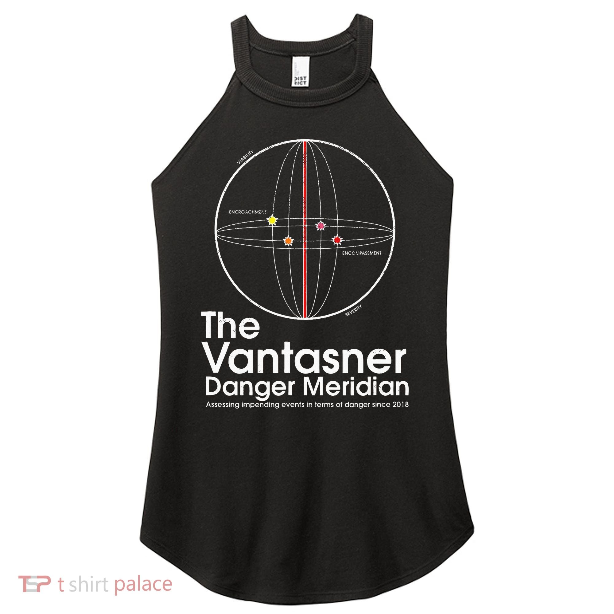 The Vantasner Danger Meridian For Conditions Grave Women's Perfect Tri Rocker Tank