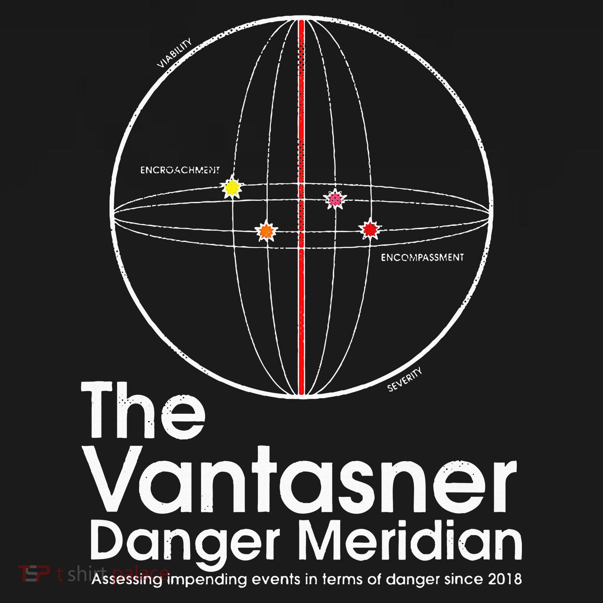 The Vantasner Danger Meridian For Conditions Grave Kids Sweatshirt