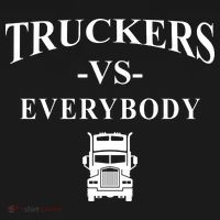 Truckers VS Everybody Truck Doggie Tank thumb 4