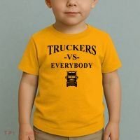 Truckers VS Everybody Truck Toddler T-Shirt thumb 2