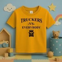 Truckers VS Everybody Truck Toddler T-Shirt thumb 3