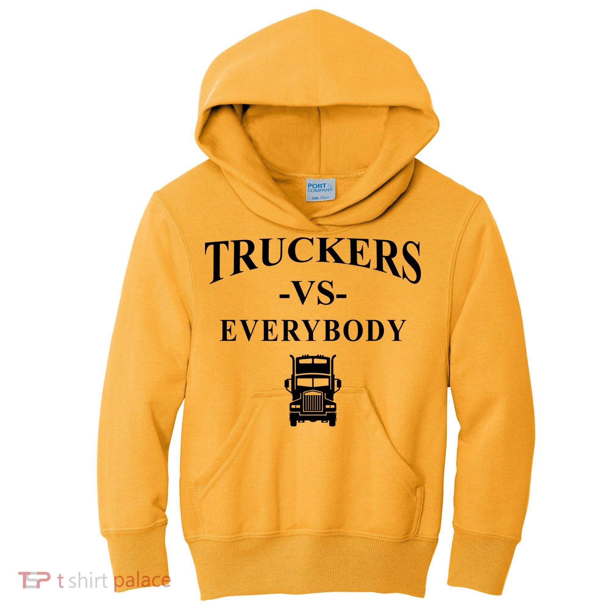 Truckers VS Everybody Truck Kids Hoodie