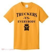 Truckers VS Everybody Truck Kids T-Shirt thumb 0