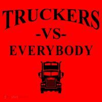 Truckers VS Everybody Truck Santa Hat thumb 1