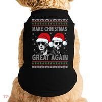 Trump Vance Funny Make Christmas Great Again Ugly Great Gift Doggie Tank thumb 0