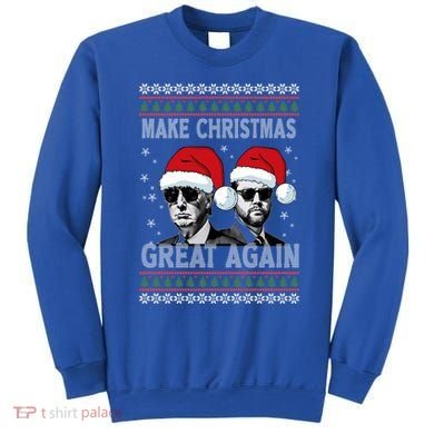 Trump Vance Funny Make Christmas Great Again Ugly Great Gift Sweatshirt