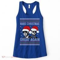 Trump Vance Funny Make Christmas Great Again Ugly Great Gift Women's Tank Top thumb 0