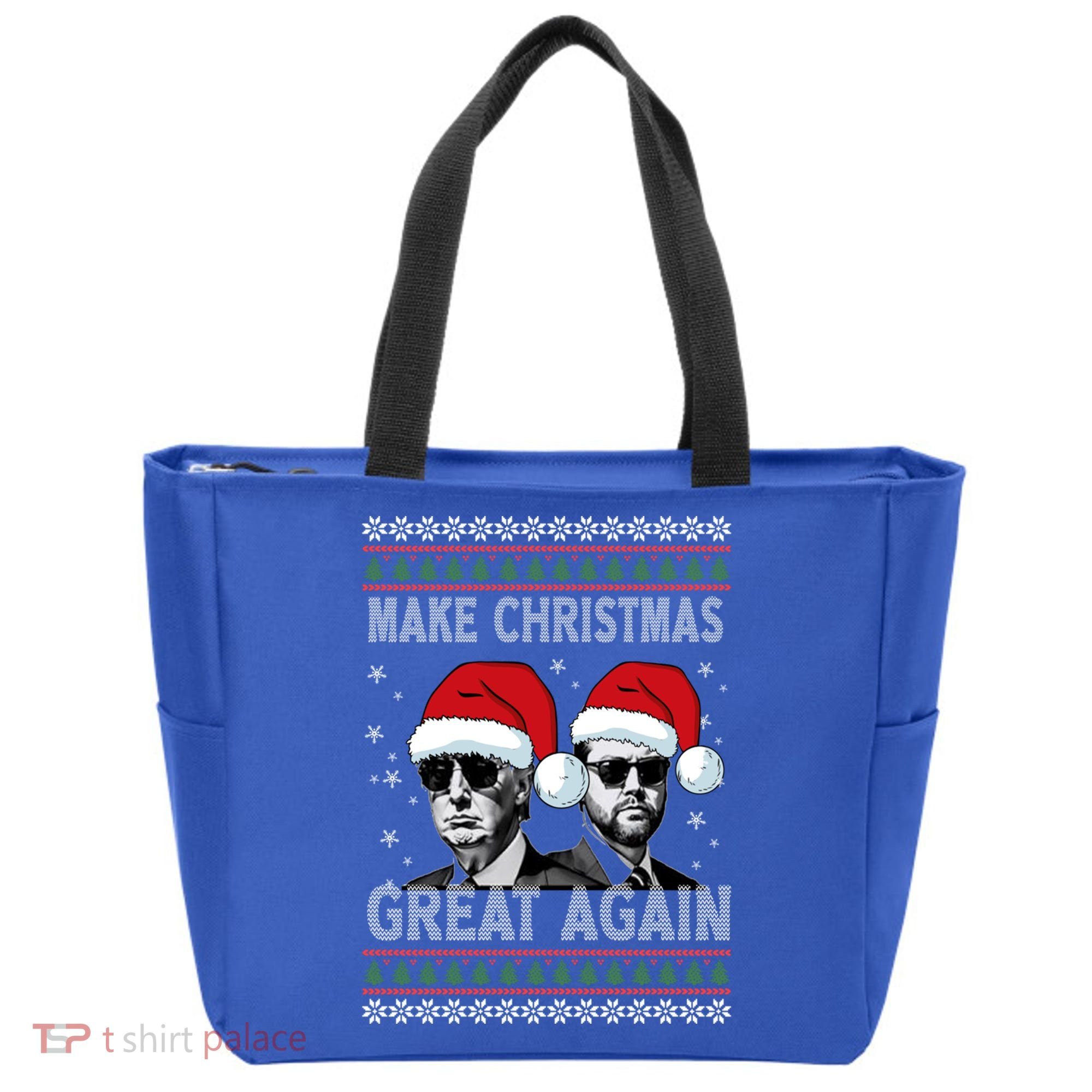 Trump Vance Funny Make Christmas Great Again Ugly Great Gift Tote Bag