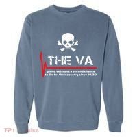 The Va Giving Veterans A Second Chance Garment-Dyed Sweatshirt thumb 0