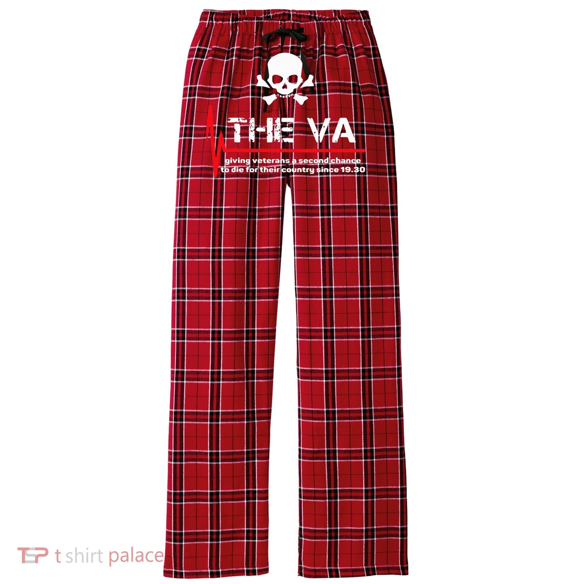 The Va Giving Veterans A Second Chance Women's Flannel Plaid Pajama Pants
