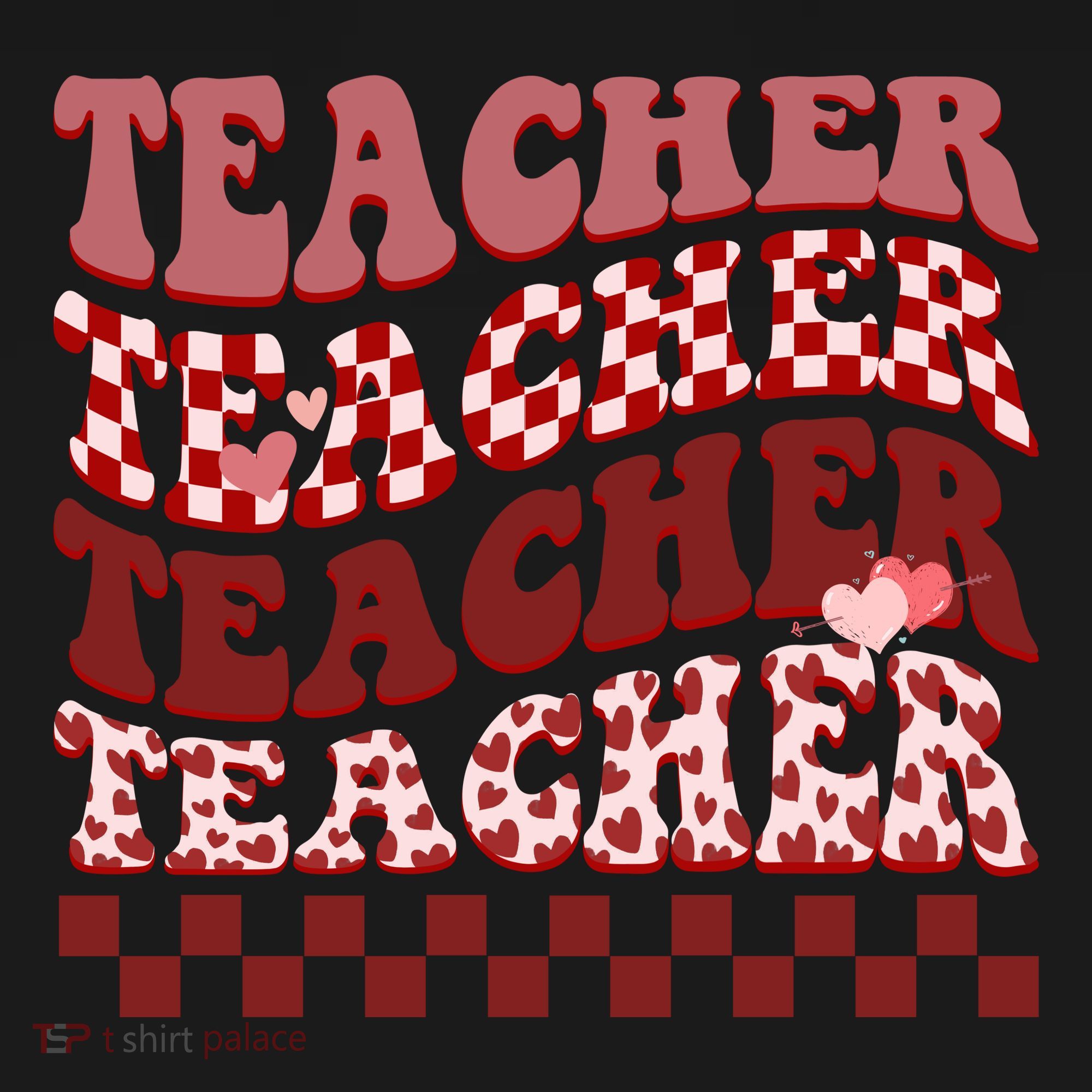 Teacher Valentine Groovy Cute Coaster