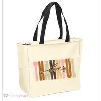 Thankful Vibes Holiday Cute Tote Bag thumb 2