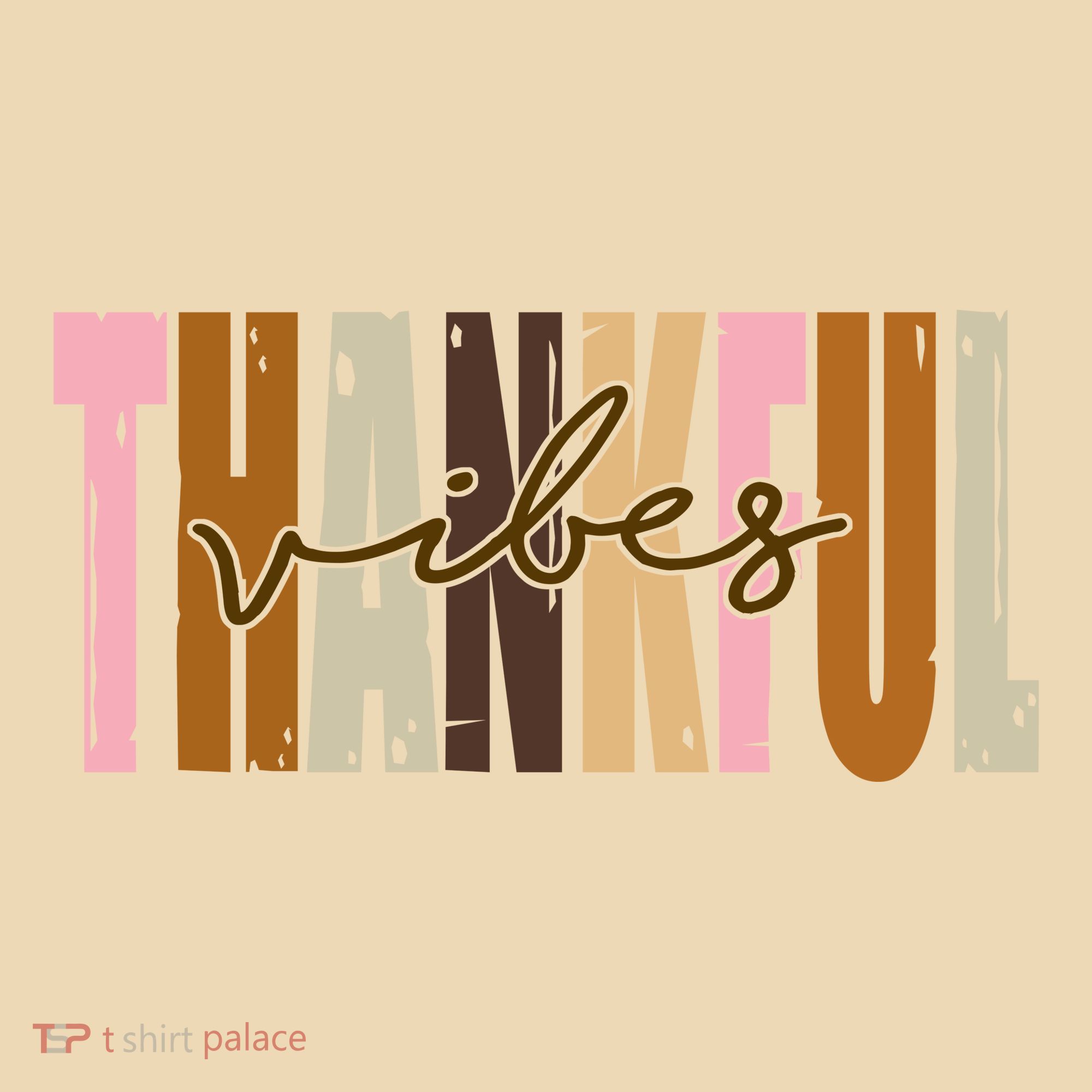 Thankful Vibes Holiday Cute Tote Bag