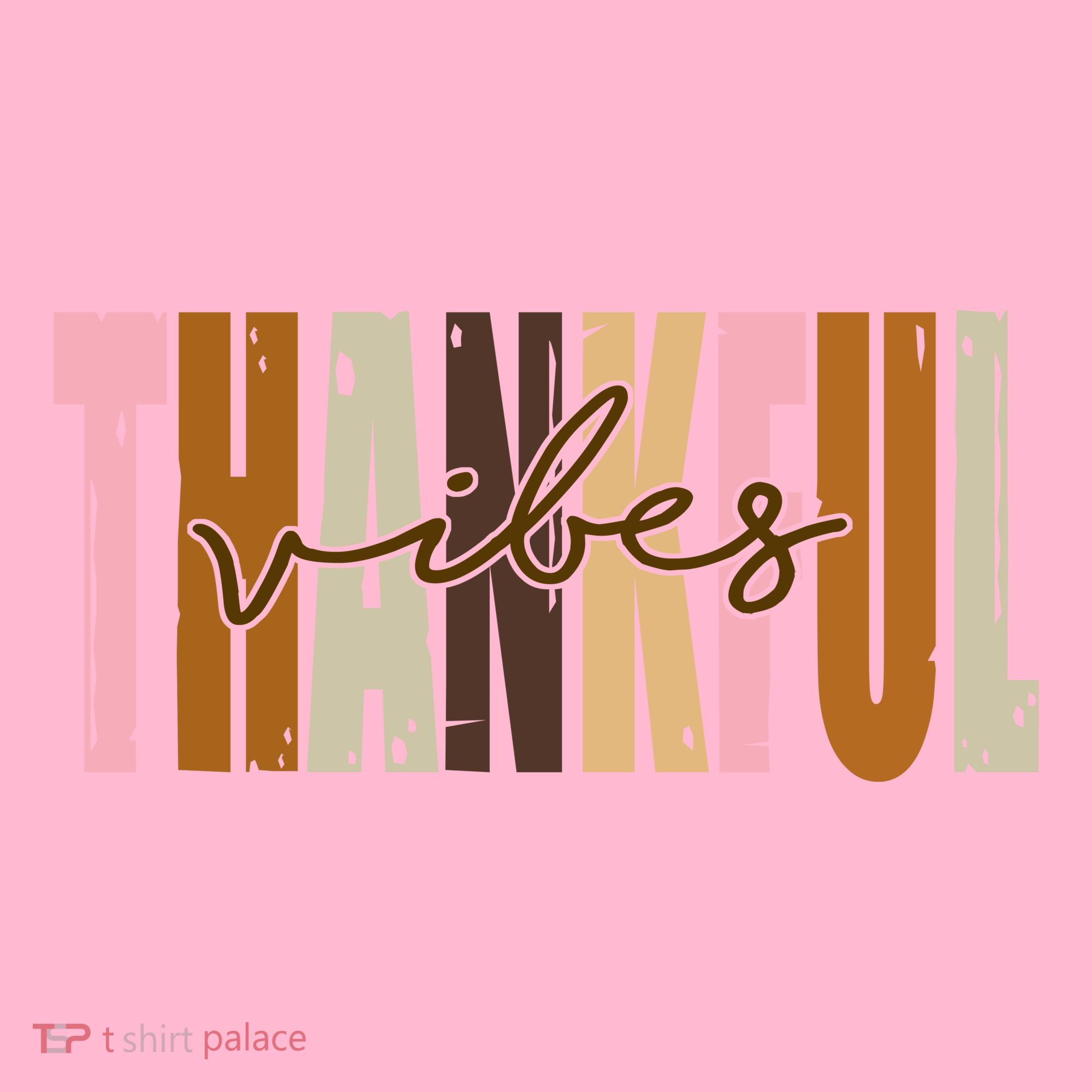 Thankful Vibes Holiday Cute Coaster