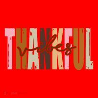Thankful Vibes Holiday Cute Santa Hat thumb 1