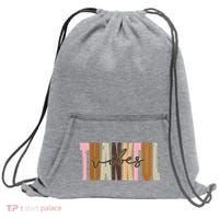 Thankful Vibes Holiday Cute Sweatshirt Cinch Pack Bag thumb 0