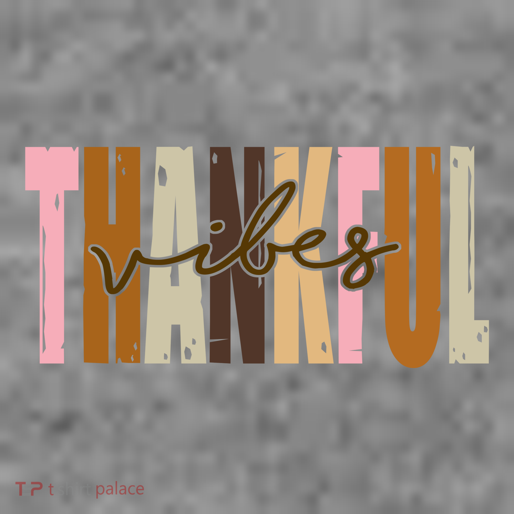 Thankful Vibes Holiday Cute Sweatshirt Cinch Pack Bag