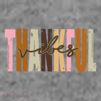 Thankful Vibes Holiday Cute Toddler Hoodie thumb 2