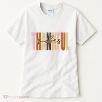 Thankful Vibes Holiday Cute Tall T-Shirt thumb 0