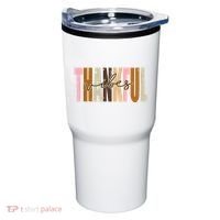 Thankful Vibes Holiday Cute Tumbler thumb 0