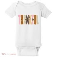 Thankful Vibes Holiday Cute Baby Bodysuit thumb 0
