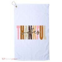 Thankful Vibes Holiday Cute Golf Towel thumb 0