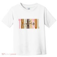 Thankful Vibes Holiday Cute Toddler T-Shirt thumb 0