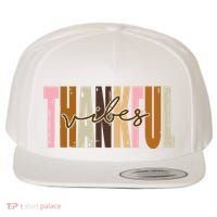 Thankful Vibes Holiday Cute Wool Snapback Cap thumb 0