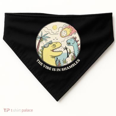 The Vibe Is In Shambles USA-Made Doggie Bandana