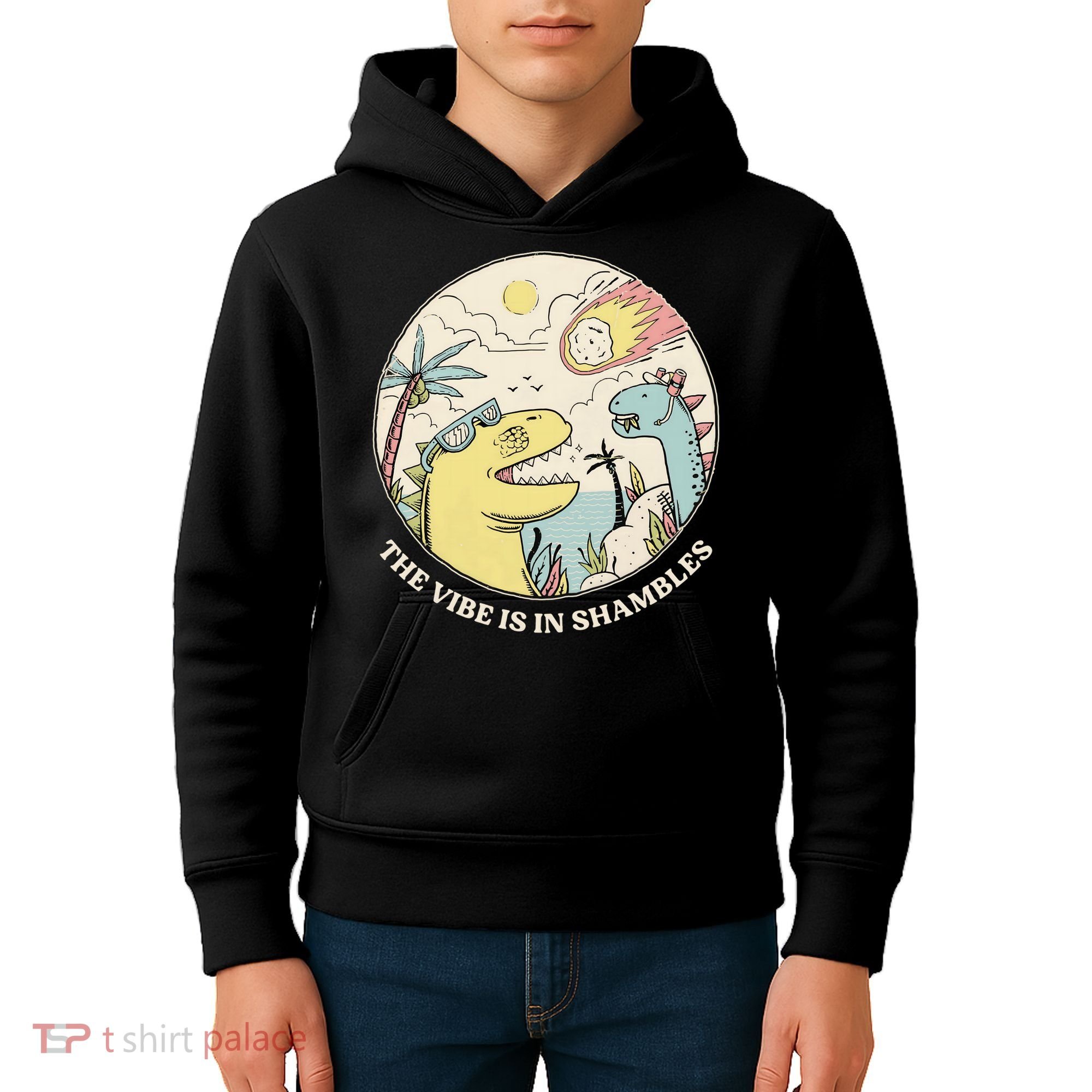 The Vibe Is In Shambles Kids Hoodie