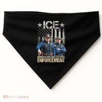 Trump Vance Ice Immigration And Customs Enforcement USA-Made Doggie Bandana thumb 0