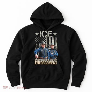 Trump Vance Ice Immigration And Customs Enforcement Hoodie