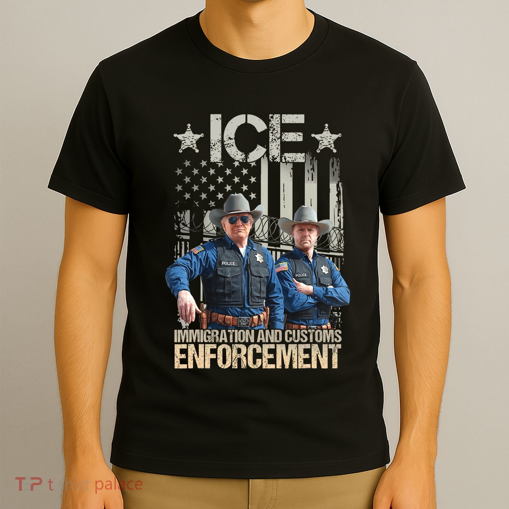 Trump Vance Ice Immigration And Customs Enforcement T-Shirt