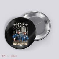 Trump Vance Ice Immigration And Customs Enforcement Button thumb 0