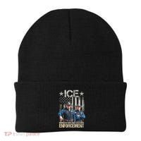Trump Vance Ice Immigration And Customs Enforcement Beanie thumb 0
