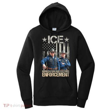 Trump Vance Ice Immigration And Customs Enforcement Women's Hoodie