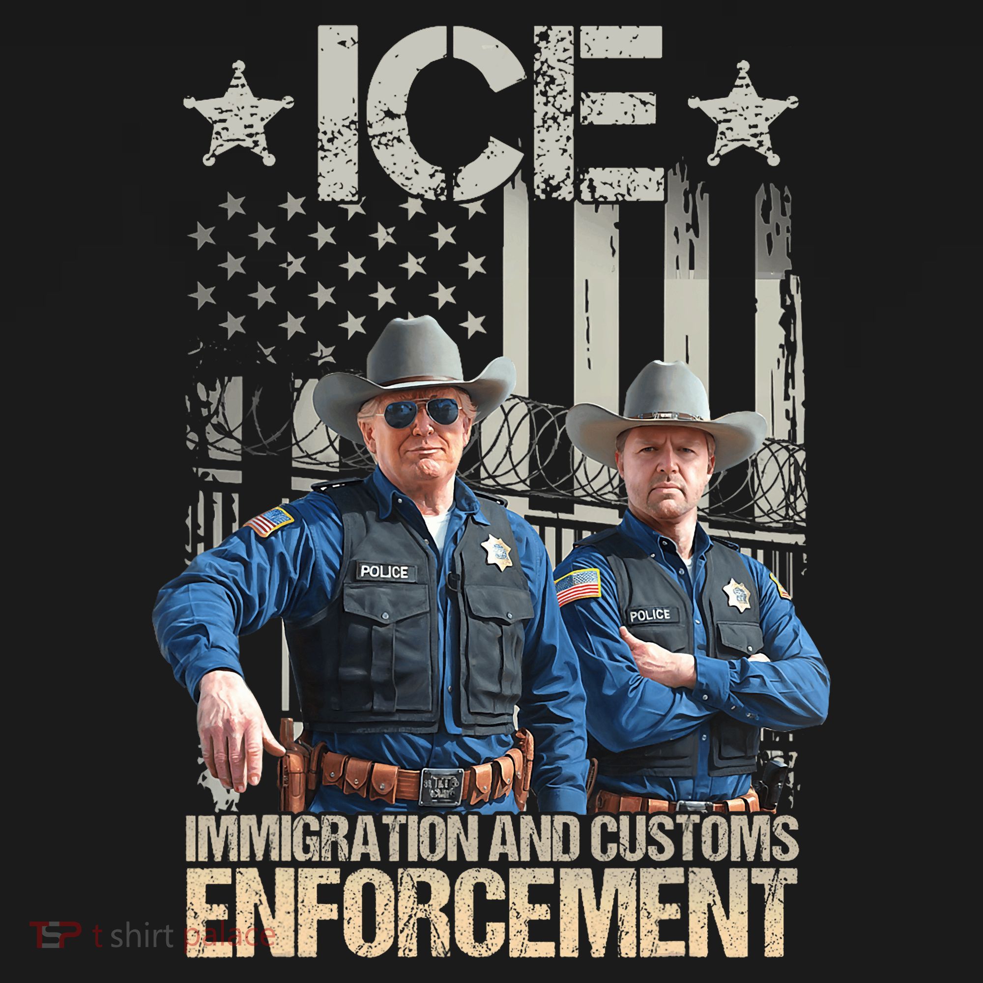 Trump Vance Ice Immigration And Customs Enforcement Women's Tank Top