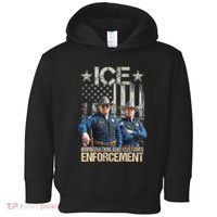 Trump Vance Ice Immigration And Customs Enforcement Toddler Hoodie thumb 0