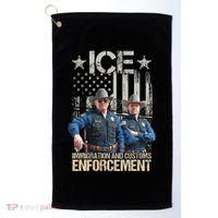 Trump Vance Ice Immigration And Customs Enforcement Golf Towel thumb 0