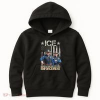 Trump Vance Ice Immigration And Customs Enforcement Kids Hoodie thumb 0