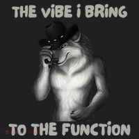 The Vibe I Bring To The Function Funny Wolf Meme Beanie thumb 2